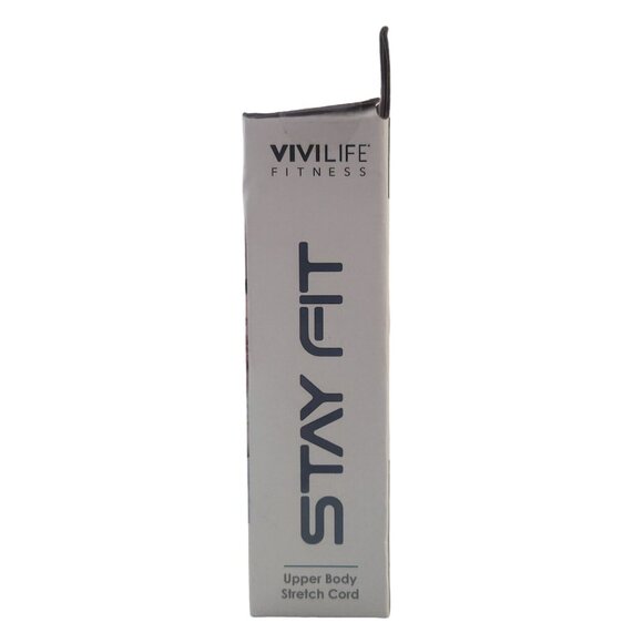 3/$20 Vivilife Fitness Upper Body Stretch Cord Black Medium Resistance Active - Picture 2 of 9